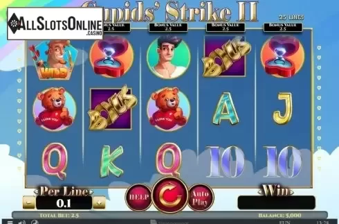 Reel Screen. Cupids Strike 2 from Spinomenal