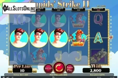 Extra Wilds 2. Cupids Strike 2 from Spinomenal