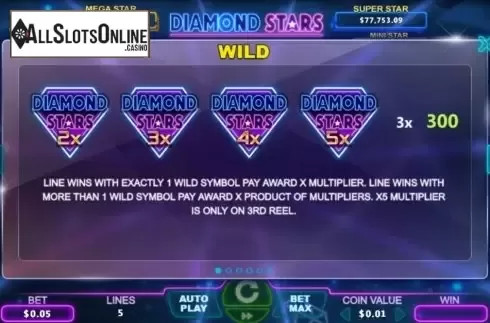 Features. Diamond Stars from The Stars Group