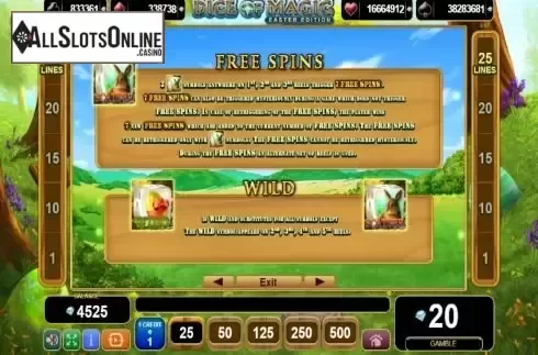 Paytable 2