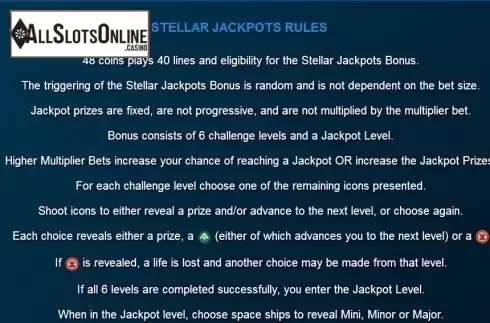 Paytable 3. Dolphin Gold with Stellar Jackpots from Lightning Box