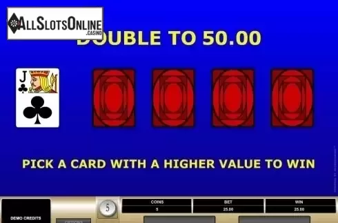 Game Screen. Double Bonus Poker (Microgaming) from Microgaming