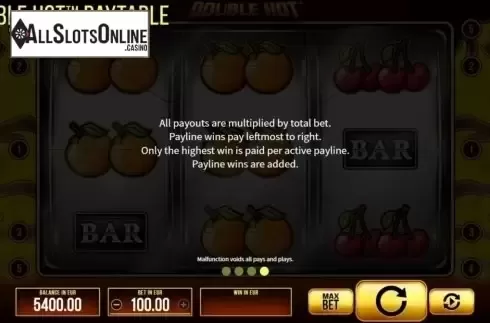 Info. Double Hot from SYNOT