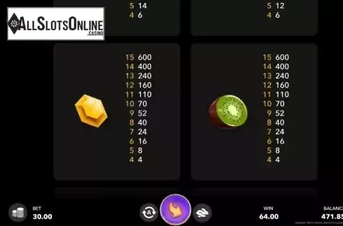 Paytable screen 2