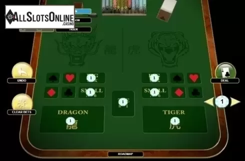 Bet Screen. Dragon Tiger (Habanero) from Habanero
