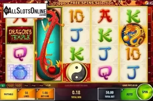 Screen6. Dragon's Temple from IGT
