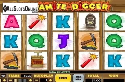 Screen4. Dynamite Digger from Playtech