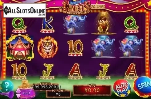 Reel Screen. Ecstatic Circus from CQ9Gaming