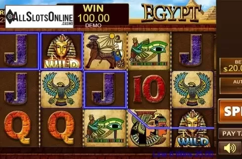 Game workflow 2. Egypt (PlayStar) from PlayStar