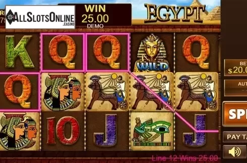 Game workflow 3. Egypt (PlayStar) from PlayStar
