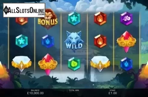 Reel Screen. Elemental Beasts from Inspired Gaming
