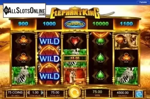 Win Screen 3. Elephant King from IGT