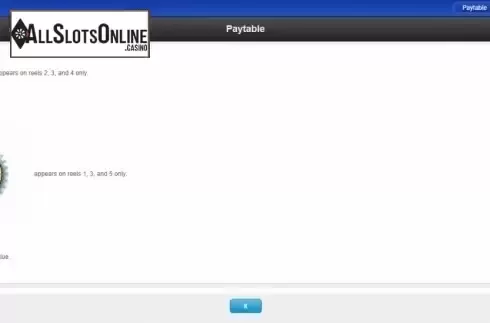 Paytable 4. Elephant King from IGT