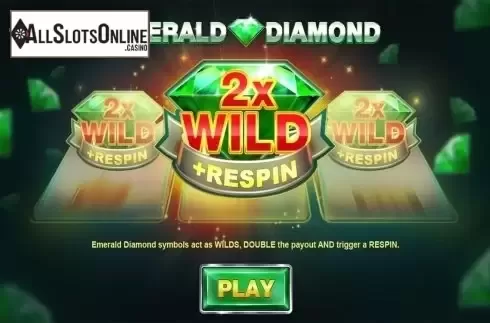 Intro screen. Emerald Diamond from Red Tiger