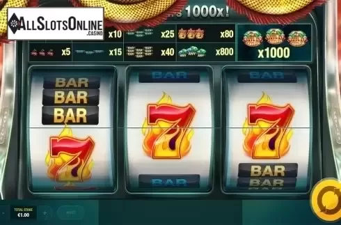 Win screen. Emerald Diamond from Red Tiger