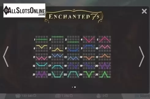 Screen3. Enchanted 7s from MrSlotty