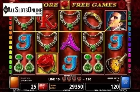 Win screen. Esmeralda (Playtech) from Playtech