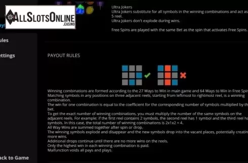Rules. Exploding Fruits from Evoplay Entertainment