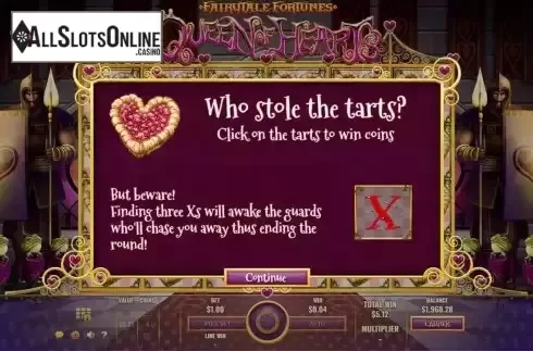 Bonus Game Win Screen