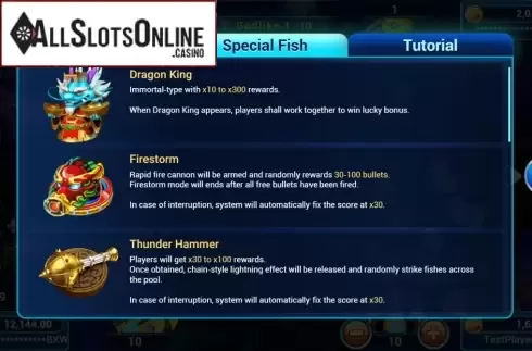 Features 1. Fishing War from Spadegaming