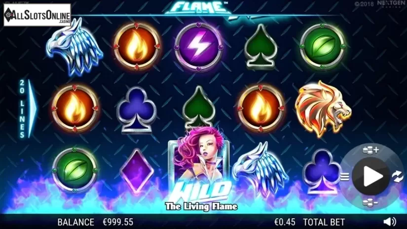 Game Workflow screen. Flame from NextGen