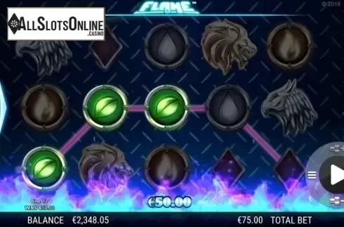 Win screen. Flame from NextGen