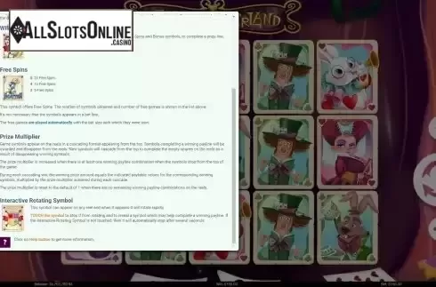 Paytable 2