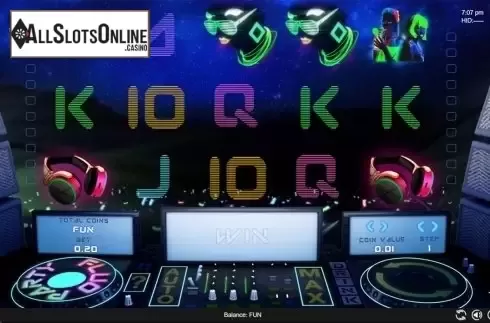 Reels screen. Fluo Party from Espresso Games