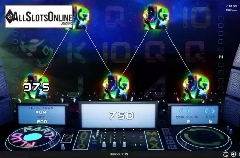 Win screen . Fluo Party from Espresso Games