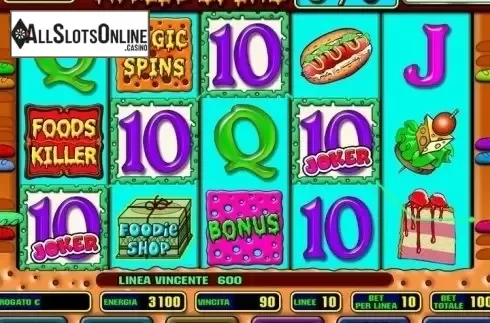 Free Spins. Foods Killer from Octavian Gaming