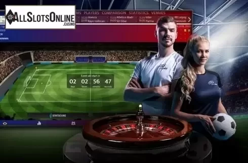 studio view. Football Roulette Live from Playtech