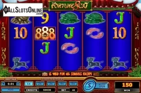 Win Screen . Fortuna 8 Cat from TOP TREND GAMING