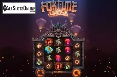 Reel screen. Fortune Lucky from Live 5