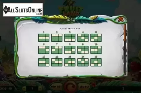 Paytable 1