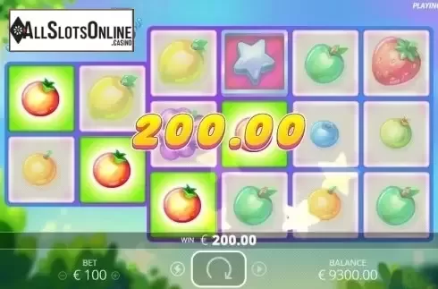 Win Screen. Fruits (Nolimitcity) from Nolimit City