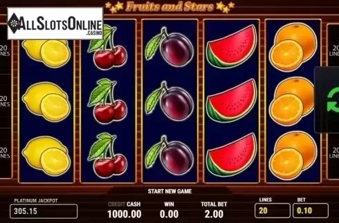 Reel Screen. Fruits and Stars (Fazi) from Fazi