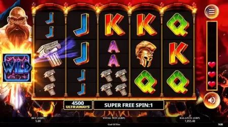 God of Fire slot screenshot 1