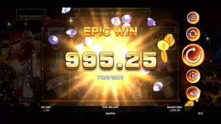 God of Fire slot screenshot 8