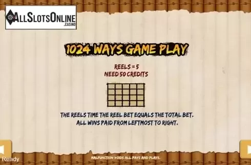 Paytable 3. Gods War from PlayStar