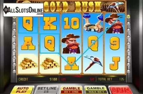 Scatter win screen. Gold Rush (BetConstruct) from BetConstruct