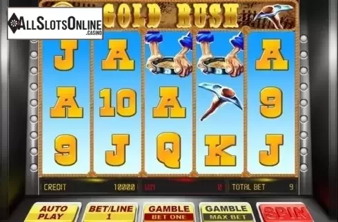 Reels screen. Gold Rush (BetConstruct) from BetConstruct