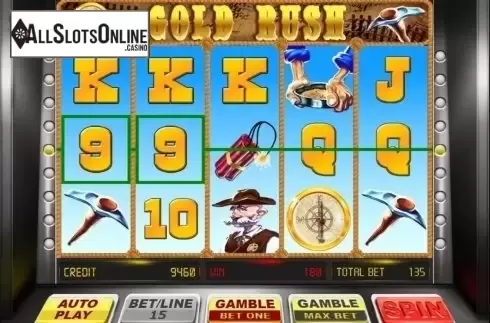 Win screen. Gold Rush (BetConstruct) from BetConstruct