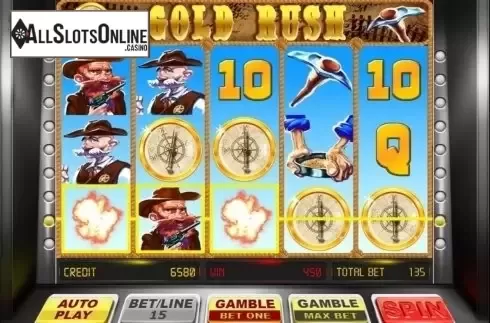 Wild win screen. Gold Rush (BetConstruct) from BetConstruct