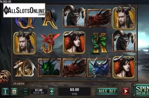 Reels screen. Golden Dragon 2 (XIN Gaming) from XIN Gaming