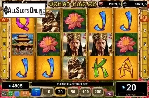 Screen4. Great Empire from EGT