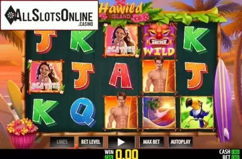 Reel screen. Hawild Island from World Match