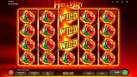Hell Hot 40 slot screenshot 2