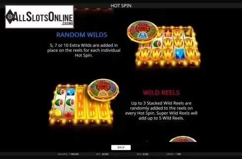 Paytable 4. Hot Spin (iSoftBet) from iSoftBet