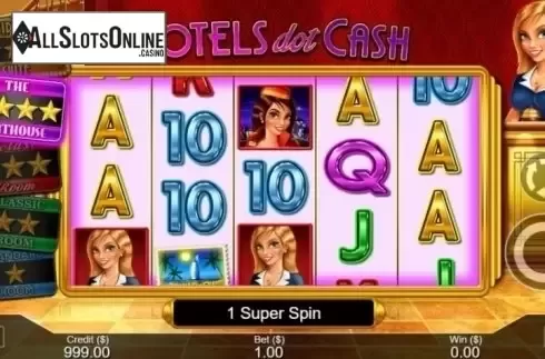 Game Screen. Hotels Dot Cash from Live 5