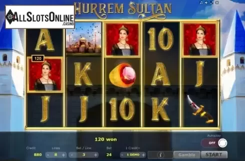 Win screen 2. Hurrem Sultan from Five Men Games